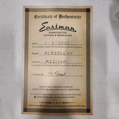 Eastman AC822CE-FF - Natural - M2211401 image 12
