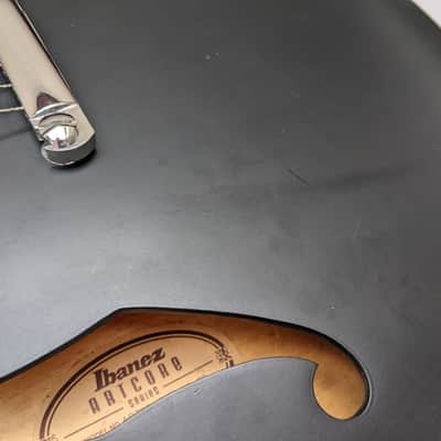 Ibanez AS73B-BKF Artcore - 2009 - Flat Black - Setup - New Strings - image 8