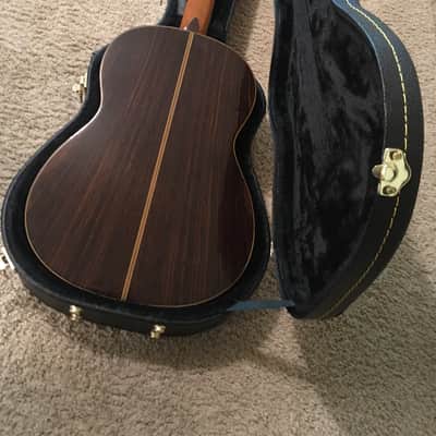 Yamaha  C-300 concert classical guitar  1970s Solid Spruce and rosewood back and sides image 11