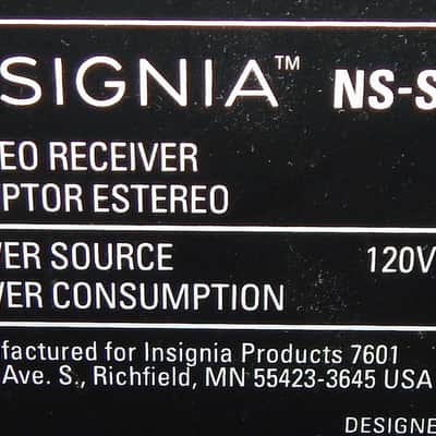 Insignia NS-STR512 Stereo only receiver no surround image 6