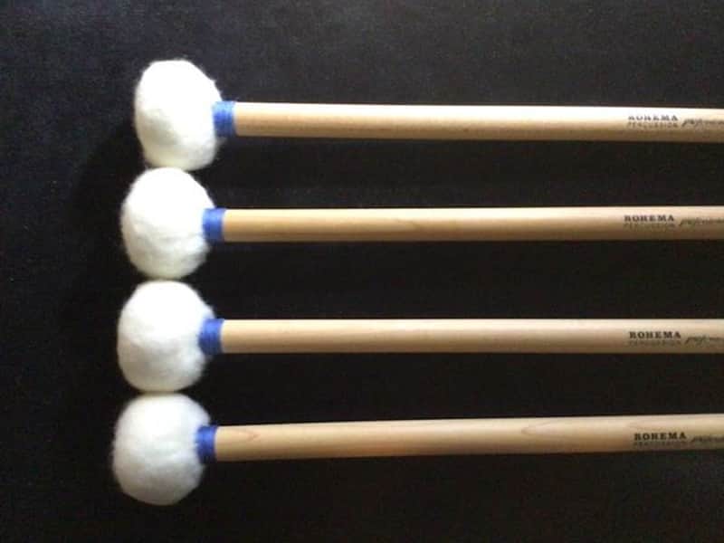Rohema Percussion - Pro Series - Timpani Mallets Hard (Made in Germany) 2 Pairs image 1