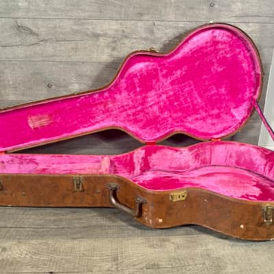 Gibson Stone Brown Case for ES-175, ES-125, & 16" Models- 1950s Era image 9