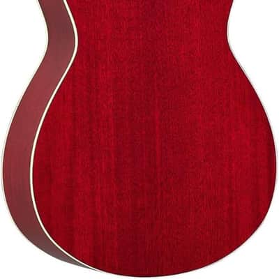 Yamaha FSC-TA TransAcoustic Concert Cutaway Acoustic-Electric Guitar - Ruby Red image 2