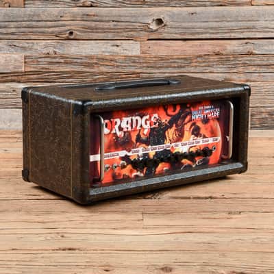 Orange Rockerverb 100 MKII Rob Zombie 100w Head Brown Western image 2