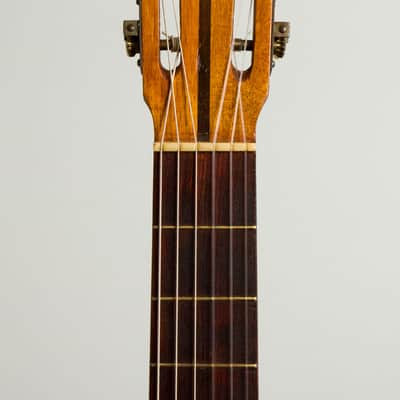Vicente Tatay  Classical Guitar (late 1930s), period brown alligator chipboard case. image 5