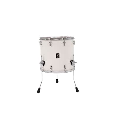 SONOR *Pre-Order* Momentum Birch Series 18x16.75" Satin Pure White Matte Lacquer Floor Tom Drum w/Legs | Worldwide Ship | NEW | Special Order | Authorized Dealer image 2