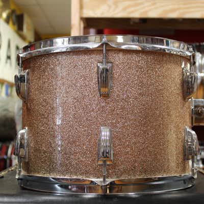 1970s Ludwig 10x14 Tom in Pink Champagne Sparkle image 4