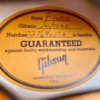 Gibson ES Supreme, Bourbon Burst image 18