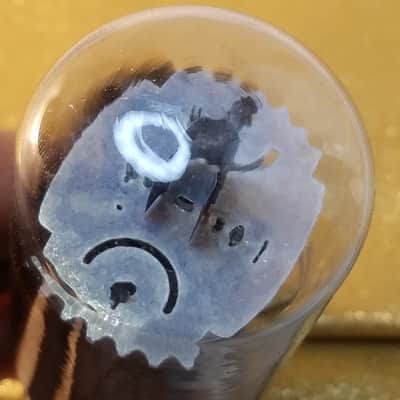 GE Matched Pair (2) 7027A 7027 tNOS AT1000 TESTED Vacuum Tubes (like beefy 6L6GC) Beam Power 1958-1975 image 16