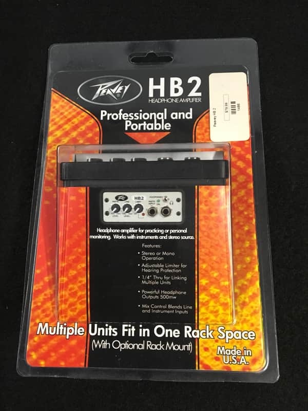 Peavey Peavey HB2 Headphone Amplifier 2017 BLACK image 1