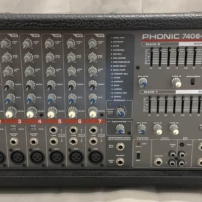 Phonic Powerpod 740 Plus 2X220W 7-Channel Powered Mixer with Digital Effects Regular image 2