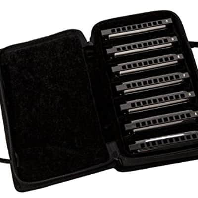 Fender Blues Deluxe Harmonicas, Set of 7, Keys of C, G, A, D, F, E, Bb image 4