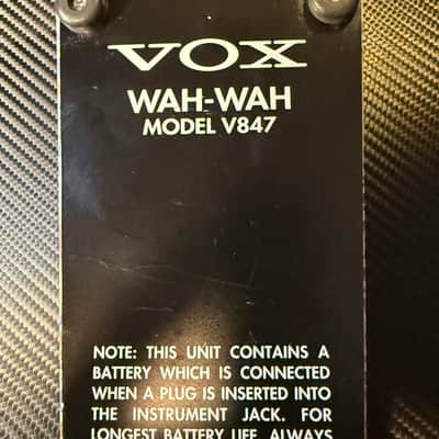 Vox V847-AUJ Wah 2013 - Union Jack image 10