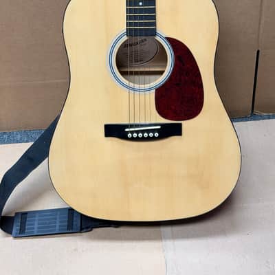 Fender Starcaster Acoustic Electric Guitar Natural w/ Gig Bag & Strings – B-Stock (Electronics Not Working) image 5