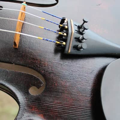Crow Creek Fiddles Hoedown Special 4/4 size Handmade Fiddle / Violin with Case 2025 - Dark Rustic Brown image 12