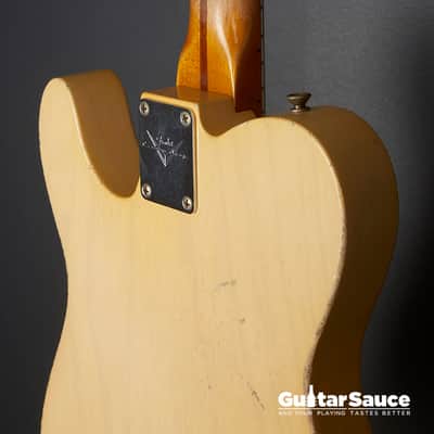 Fender Custom Shop Masterbuilt John Cruz 55 Telecaster Heavy Relic  2015 - White Blonde (COD 1538UG) image 14