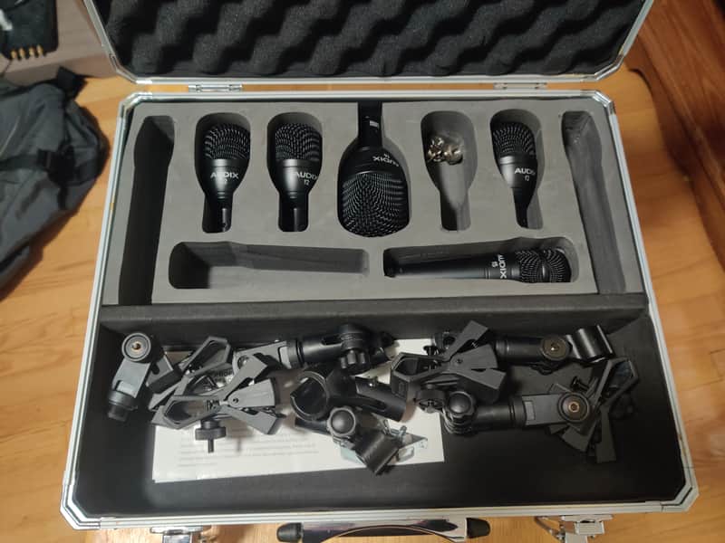 Audix FP5 Fusion Series 5 Piece Mic Pack 2010s - Black image 1