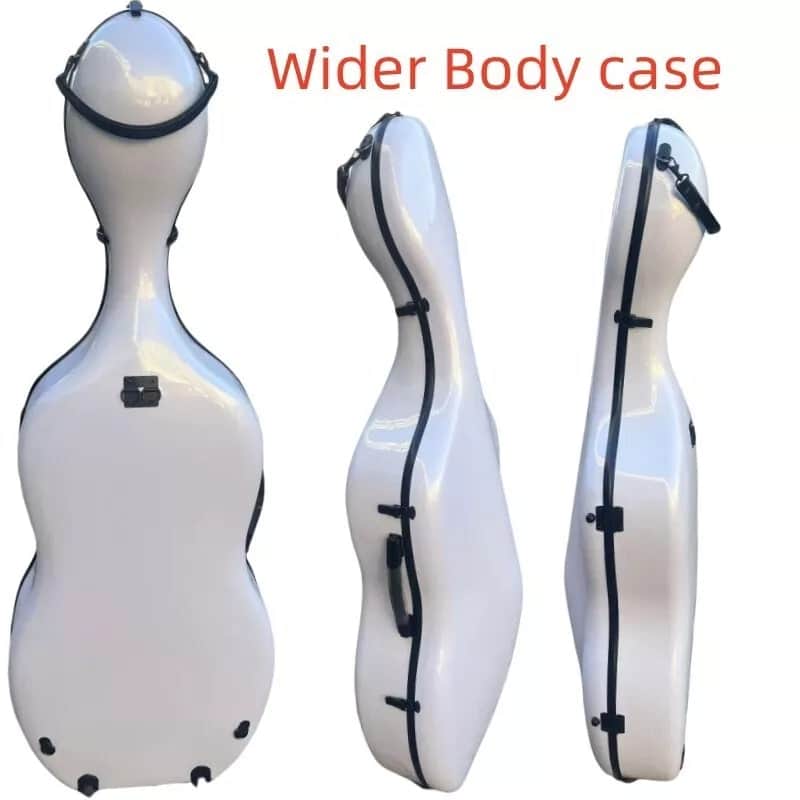Cello case 4/4 carbon fiber cello hard case 3.9kg Montagnana model for wide body image 1