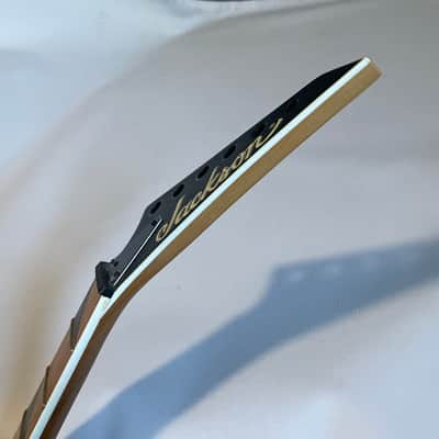 2020 Jackson JS24 DKAM JS Series Caramelized Maple Bound Guitar Neck 24 Fret Sharkfin Inlay image 7