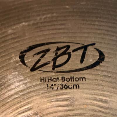 Zildjian 14" ZBT Hi-Hat Cymbals (Pair) 2004 - 2019 - Traditional image 4