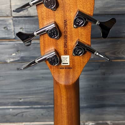 Warwick RockBass Left Handed Alien Deluxe 5 String Fretless Acoustic Electric Bass image 12
