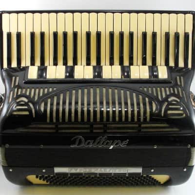 Dallape Supermaestro Accordion 15 Shifts c1960s Black image 1
