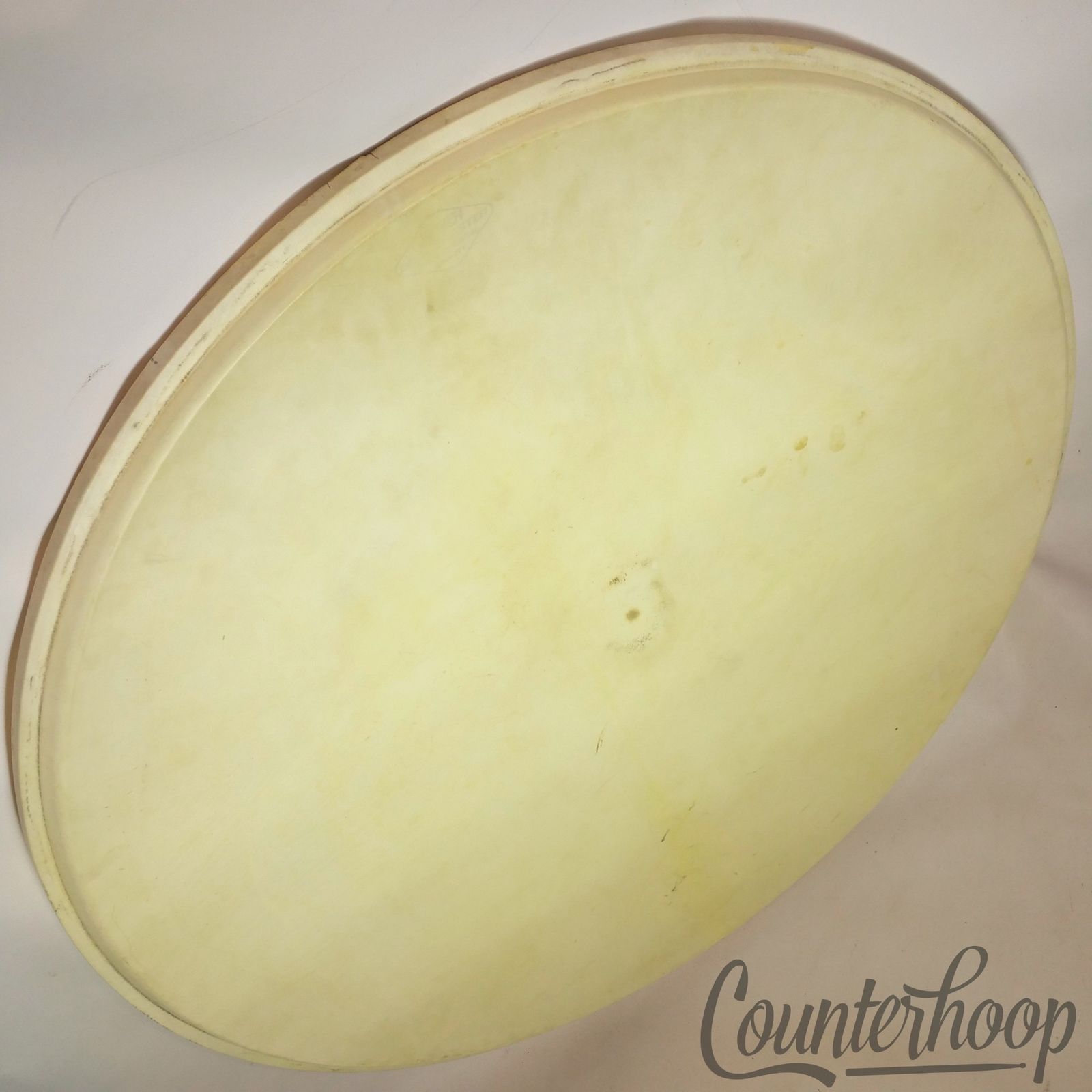Gretsch 22"Broadkaster Calf Skin Bass Drum Head Professional Quality Vintage 40s — main photograph