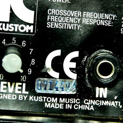 Kustom KSC10ML 10" Passive Stage Monitor / PA Speaker LAST ONE LEFT! image 8