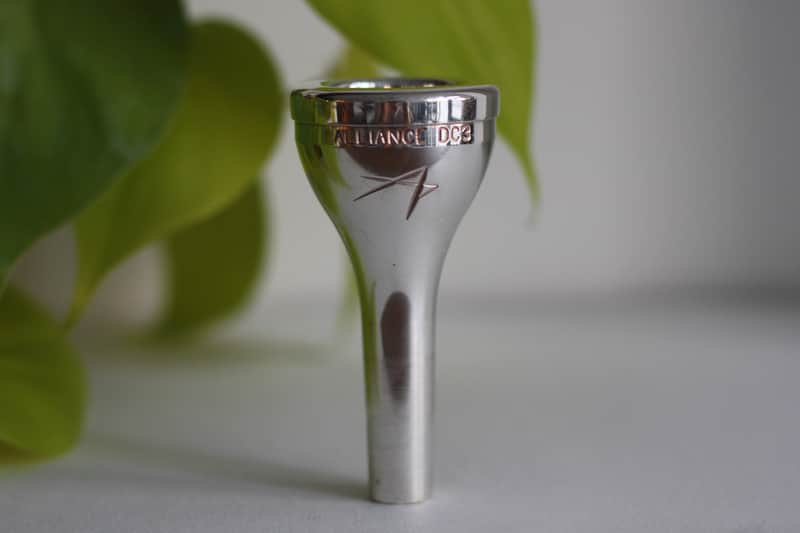 Alliance DC3 Large Shank Euphonium Mouthpiece - Silver Plated