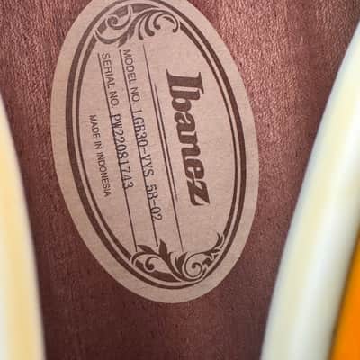 Ibanez LGB30-VYS George Benson Signature 2019 - Present - Vintage Yellow Sunburst image 12
