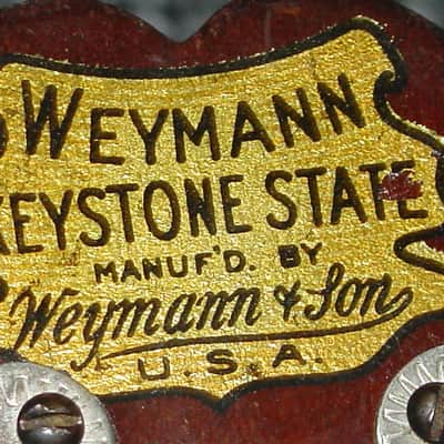 Vintage Weymann & Son Mandolute Curved-Back Mandolin Flame Maple - USA image 12