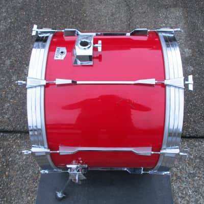 Tama Vintage Rockstar 22 X 16 Bass Drum, Lipstick Red, Made in Japan ! image 5