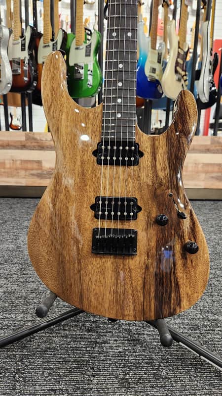Suhr Firehouse Guitars Exclusive Modern Black Limba Electric Guitar w/ Hard Case image 1