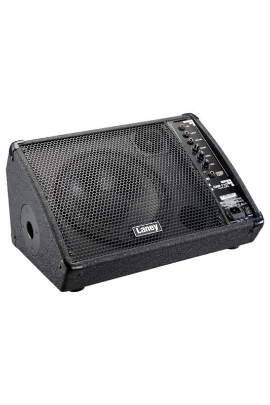 LANEYCONCEPT CXP-110 active stage monitor 65W 10" Powered Monitor wedge with Floor or Pole stand operation image 1