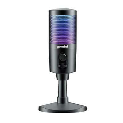 Gemini GSM-100 USB Digital Recording Desk Microphone w LED Lighting image 1