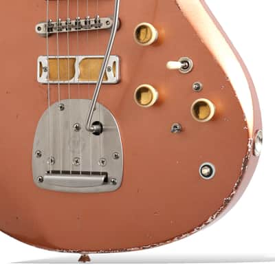 Ronin Guitars Stormcrow, 2019, Suntan Copper w/ Kill Switch & behind the bridge Single Foil. *Optional Black Pickguard Included* image 7