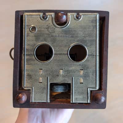 Vintage Wittner Wooden Pyramid Metronome Made in Germany 1968 - Mahogany 1960s image 8