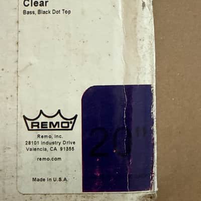 Remo CS-1320-10 Controlled Sound Top Black Dot Drum Head 20" - Pair image 3