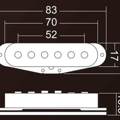 Set of Chrome Silver Pickups Alnico 5 hot wound Pickups Set for Stratocaster with accessories image 2