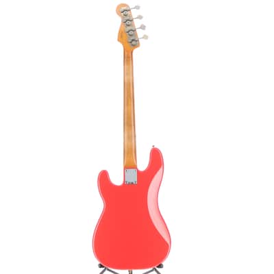 Fender Certified Pre-Owned Vintera® II Road Worn® '60s Precision Bass®, Rosewood Fingerboard, Fiesta Red (P9) (98077) image 6