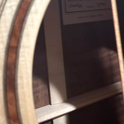 Santa Cruz OM Grand Figured Walnut and Adirondack Spruce Custom image 3