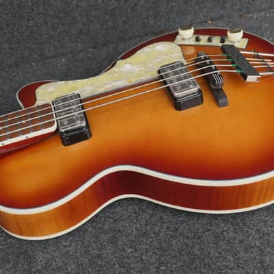 Hofner HCT-500/2-SB Contemporary Series Club Bass Guitar Great Vintage Look in Brown Burst image 1