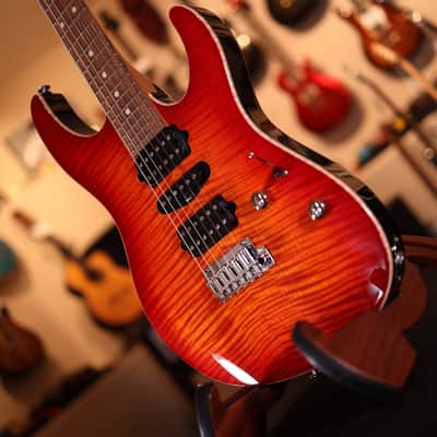 Suhr Modern Plus Electric Guitar - Fireburst 5685 image 7