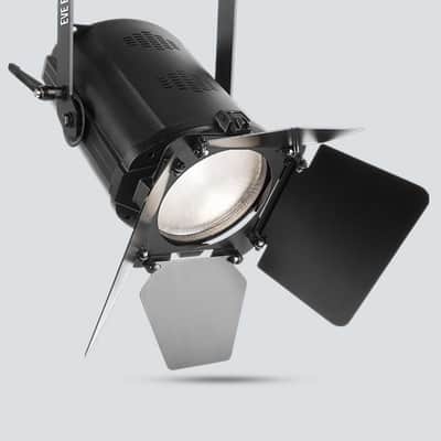 (2) Chauvet DJ EVE F-50Z LED Fresnel DMX White D-Fi Spot Lights, w/ Manual Zoom image 2
