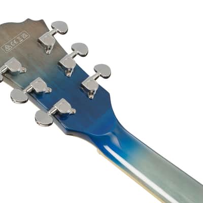 Ibanez George Benson Signature 6 String Hollow Body Electric Guitar - Jet Blue Burst (GB10EMJBB) image 3