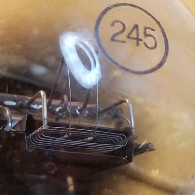 RCA etc. Type 45 Antique AT1000 Weak Gassy or Leaky Vacuum Tube Engraved Globe UX245 245 345 Power Triode 1929-1947 image 4