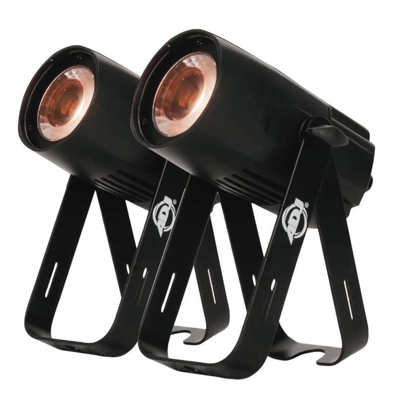 ADJ Saber Spot DTW Compact Spot Warm White LED 2-Pack - Open Box Mint image 1