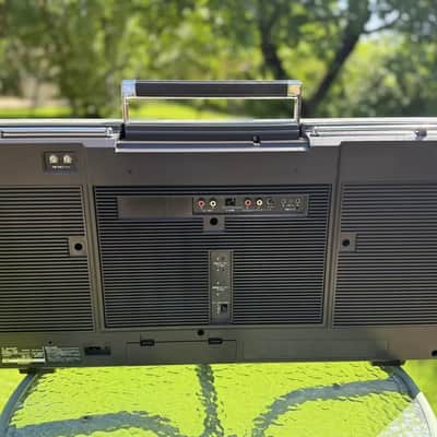 Sharp GF-1000 Rare Vintage Boombox Serviced Warranty Fully Working Cassette image 17