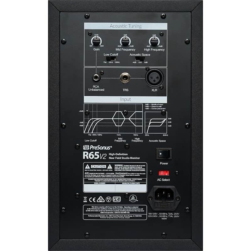 PreSonus R65 V2 2-Way Active Studio Monitor (Single) image 2