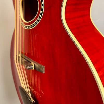 Eastman MDC804 Mandocello Oval Hole - Classic Red image 8